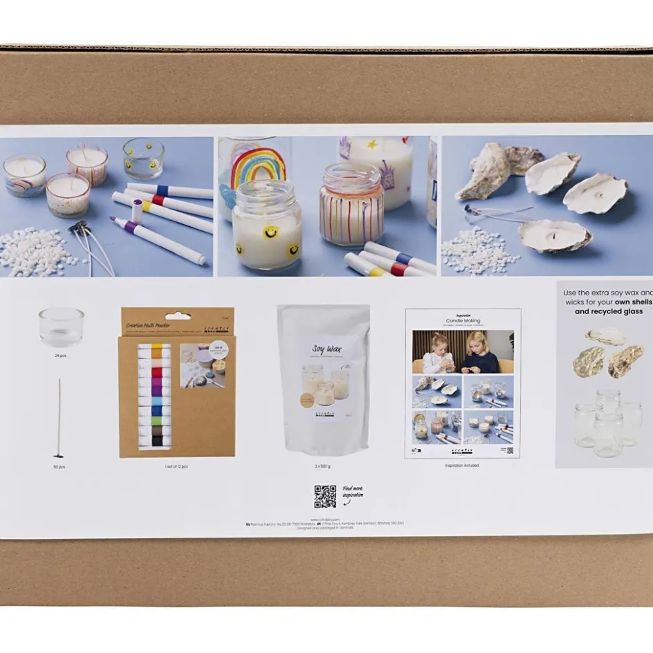 Creativ Company Mega Craft Mix Candle Making| Creative Classroom Sets|Resin Cast