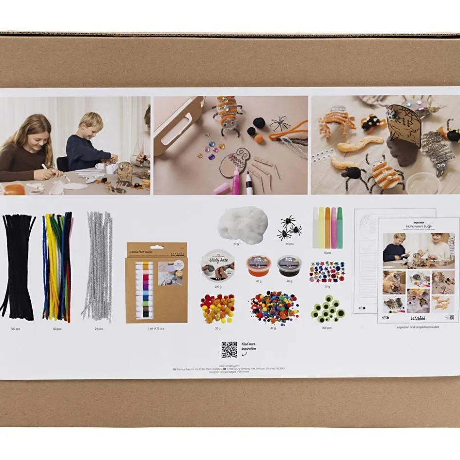 Creativ Company Mega Craft Mix Halloween| Creative Classroom Sets|Diy-Kits, Basic Items And Tools