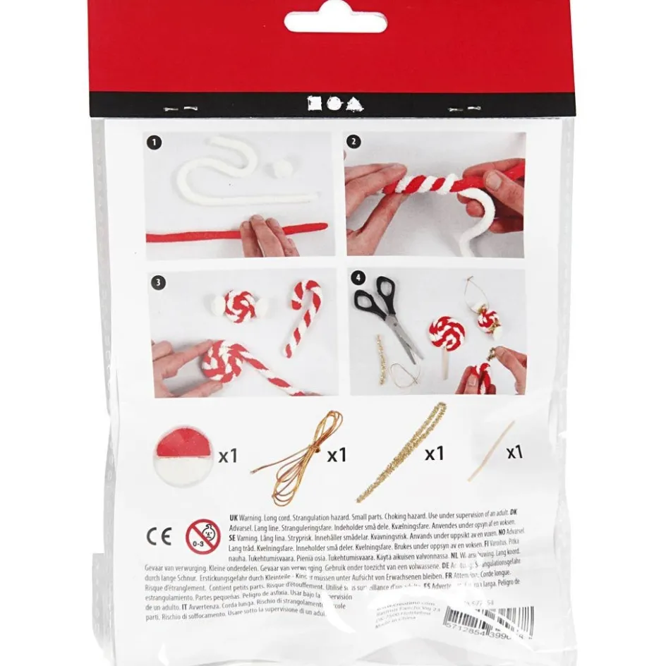 Creativ Company Mini Craft Kit| Advent Gifts And Calendar Gifts|Air Drying Clay And Modelling Compounds