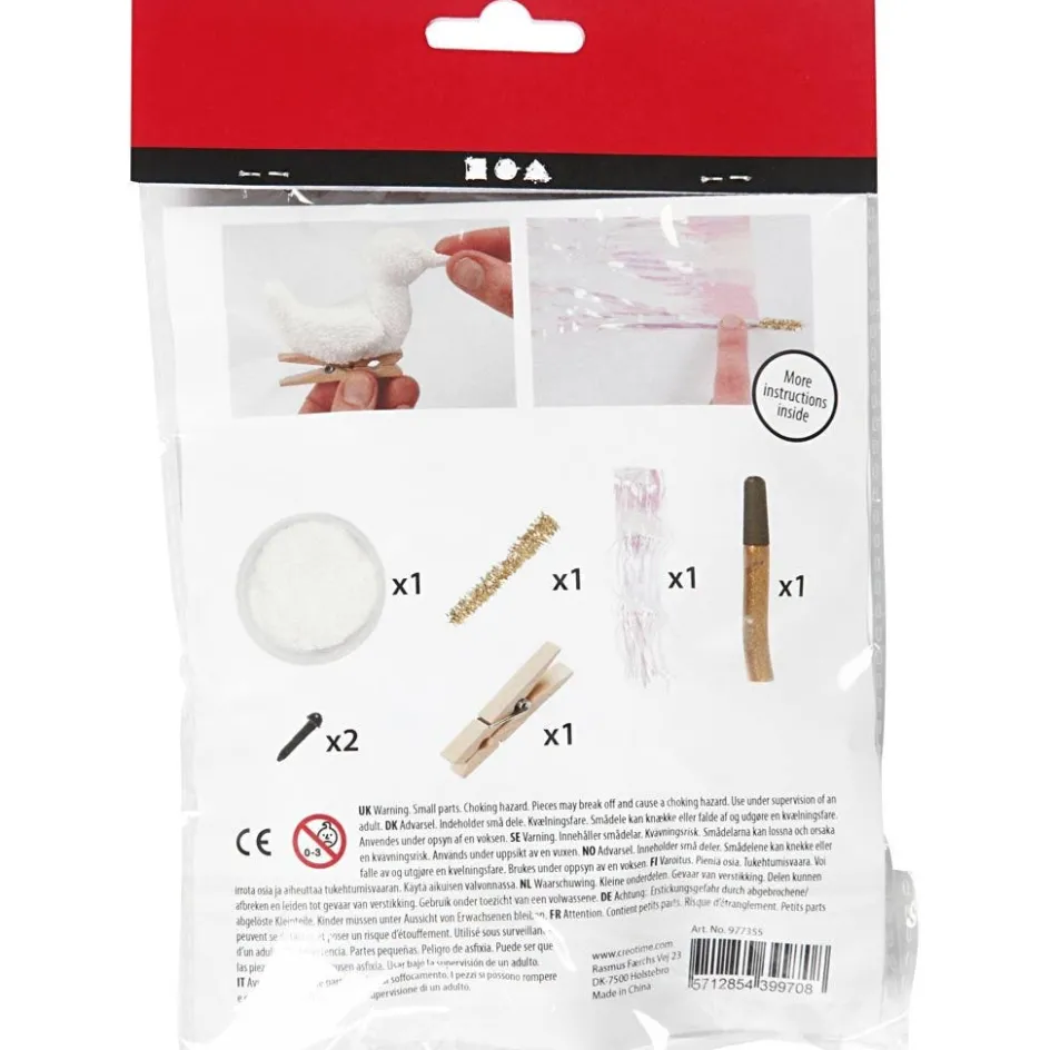 Creativ Company Mini Craft Kit| Advent Gifts And Calendar Gifts|Air Drying Clay And Modelling Compounds