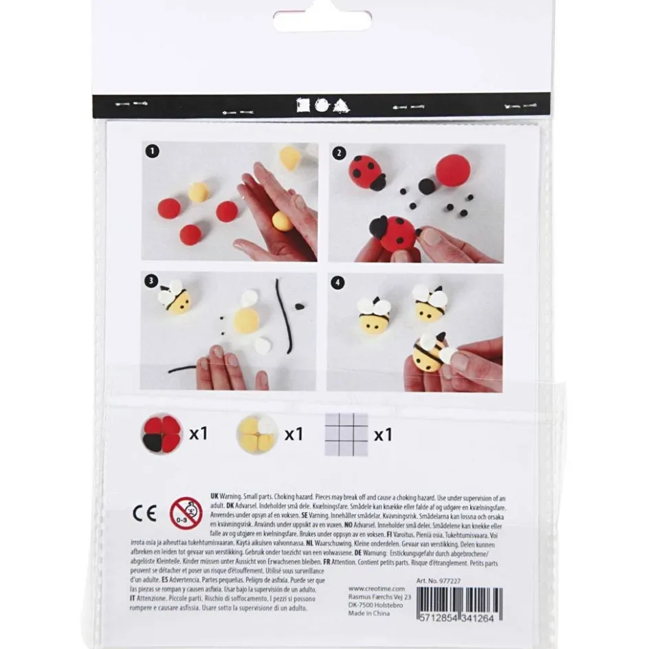Creativ Company Mini Craft Kit| Advent Gifts And Calendar Gifts|Air Drying Clay And Modelling Compounds