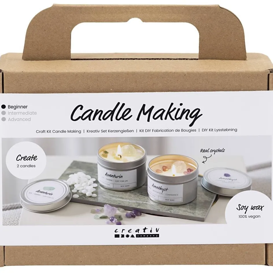 Creativ Company Mini Craft Kit Candle Making| Resin Cast|Moulds