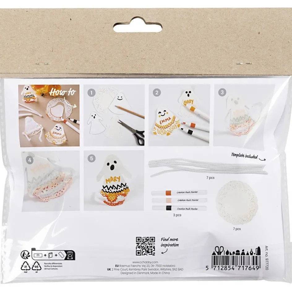 Creativ Company Mini Craft Kit Colouring| Felt Tips|Pencils And Chalks