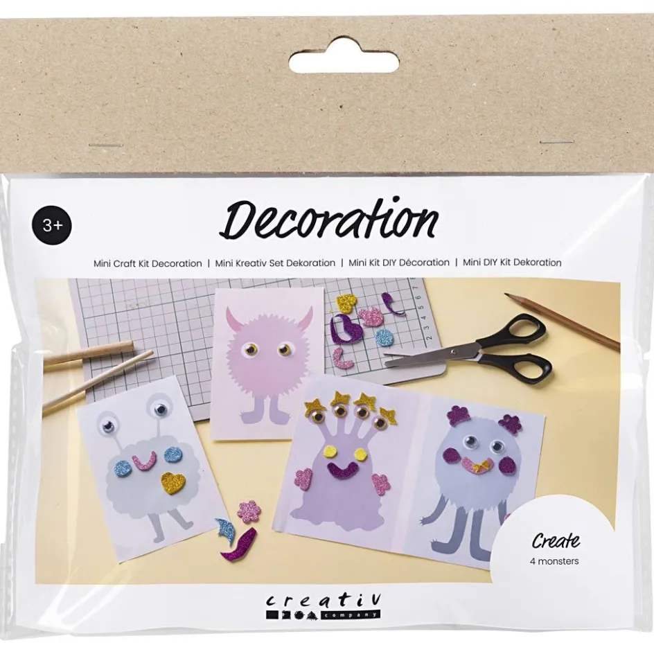 Creativ Company Mini Craft Kit Decoration| Diy-Kits, Basic Items And Tools