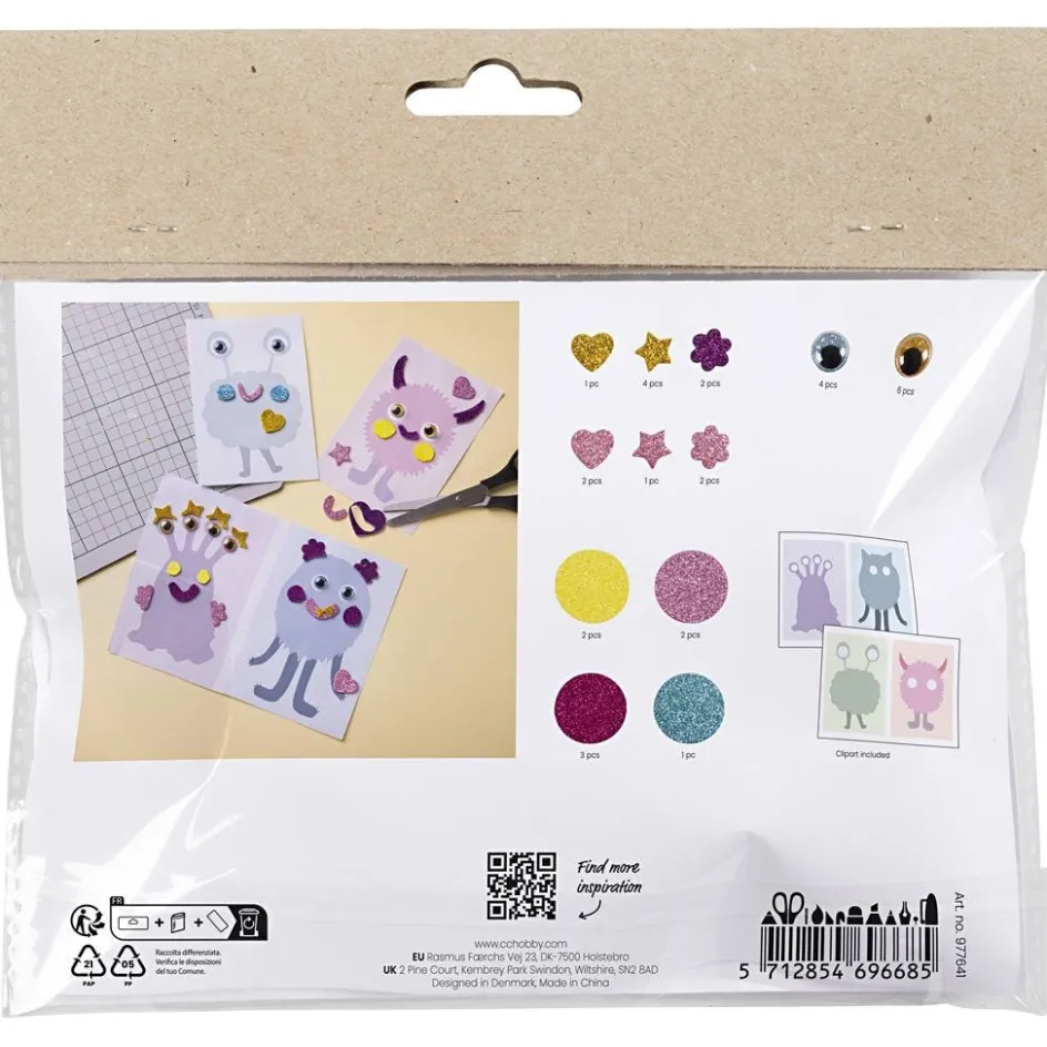 Creativ Company Mini Craft Kit Decoration| Diy-Kits, Basic Items And Tools