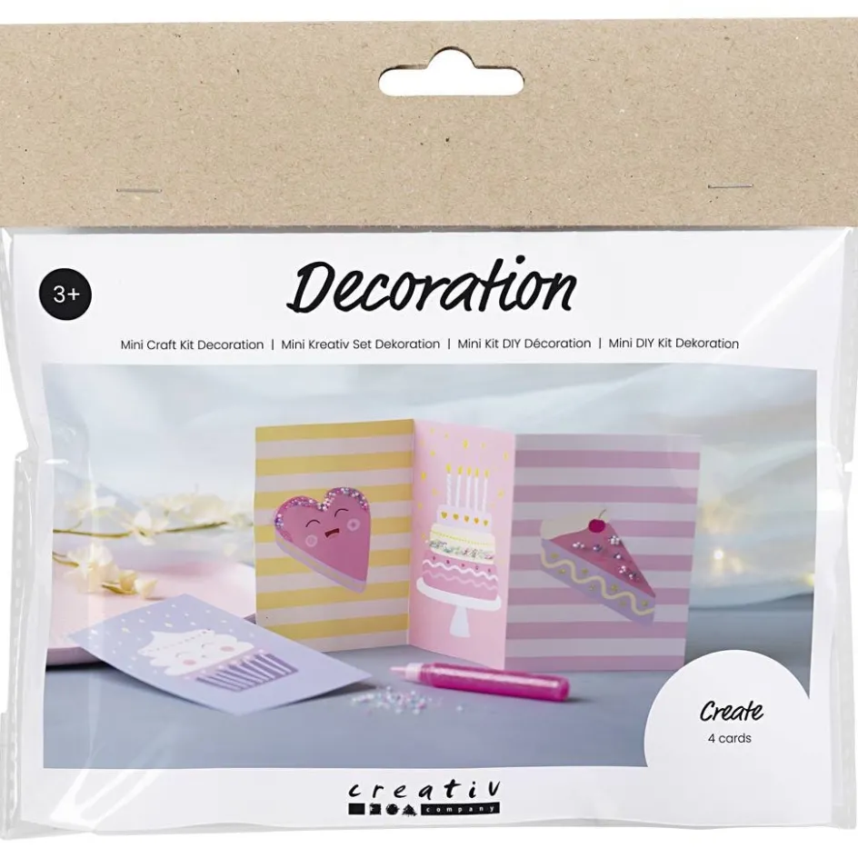 Creativ Company Mini Craft Kit Decoration| Diy-Kits, Basic Items And Tools