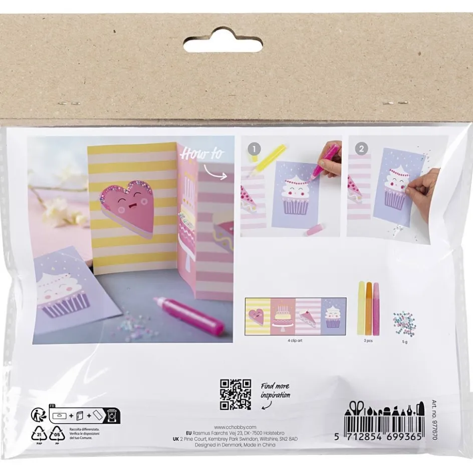 Creativ Company Mini Craft Kit Decoration| Diy-Kits, Basic Items And Tools