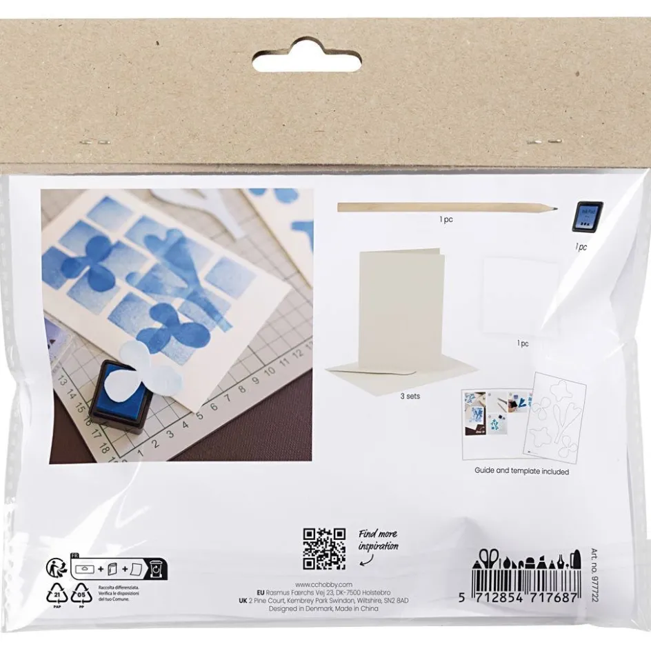 Creativ Company Mini Craft Kit Foam Printing| Diy-Kits, Paints And Painting Accessories