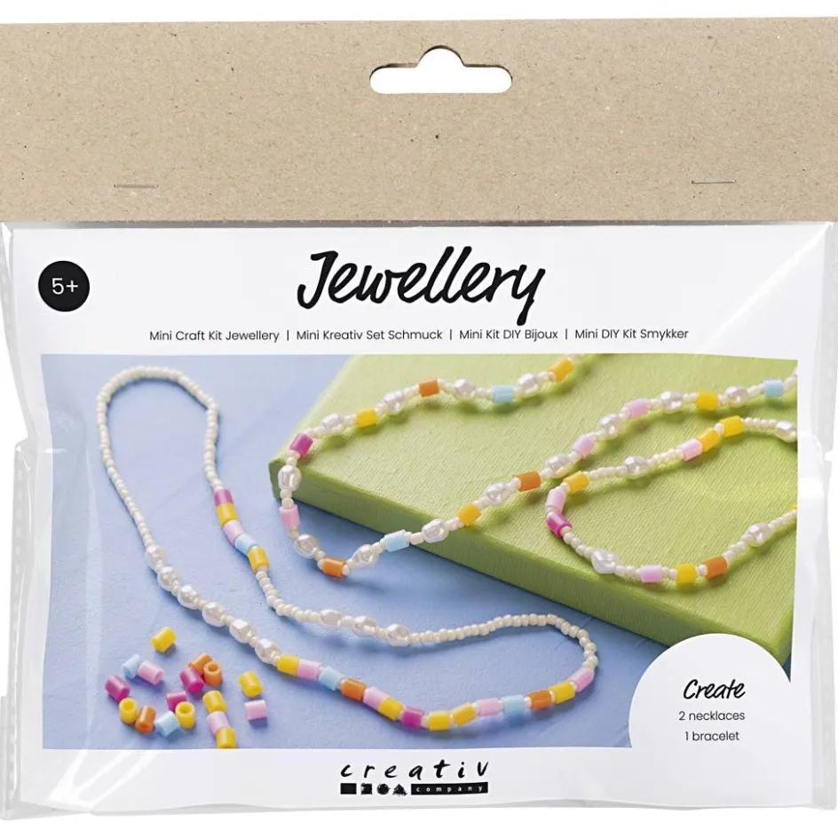 Creativ Company Mini Craft Kit Jewellery| Beads|Diy-Kits, Beads And Jewellery Making