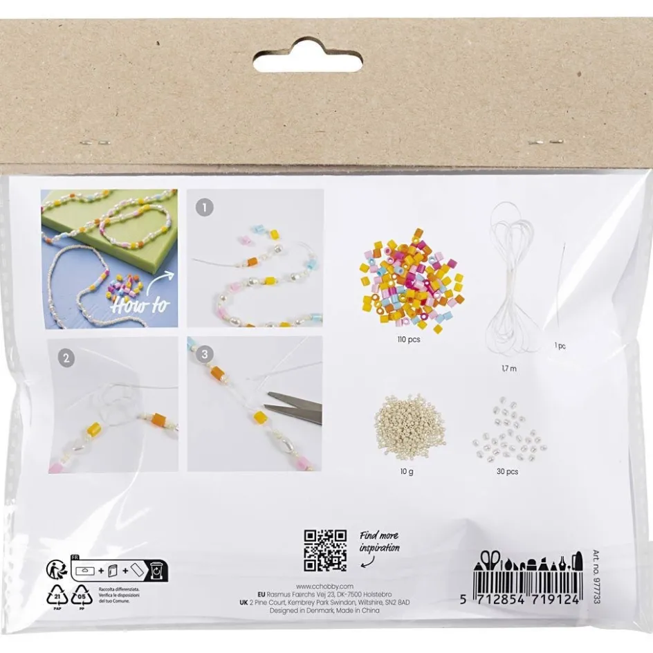 Creativ Company Mini Craft Kit Jewellery| Beads|Diy-Kits, Beads And Jewellery Making