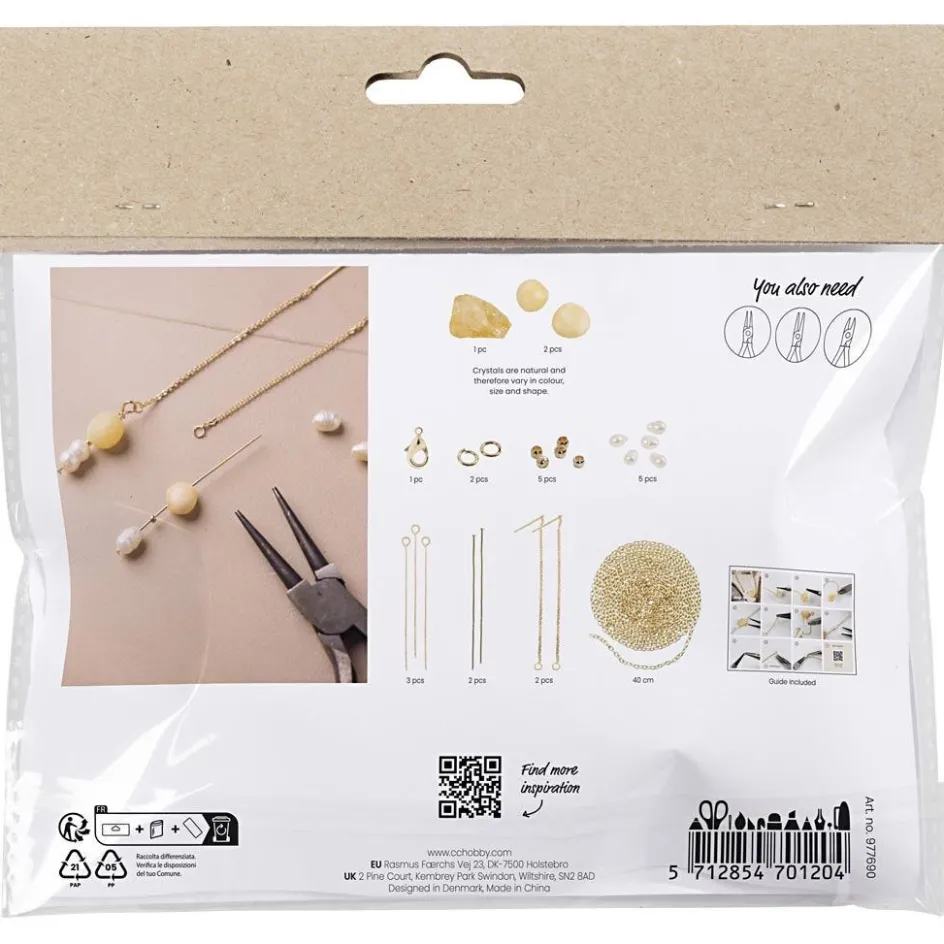 Creativ Company Mini Craft Kit Jewellery| Beads|Diy-Kits, Beads And Jewellery Making