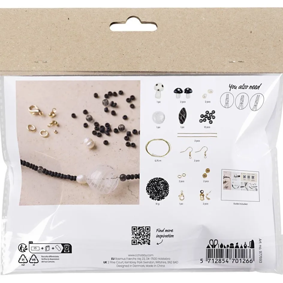 Creativ Company Mini Craft Kit Jewellery| Beads|Diy-Kits, Beads And Jewellery Making