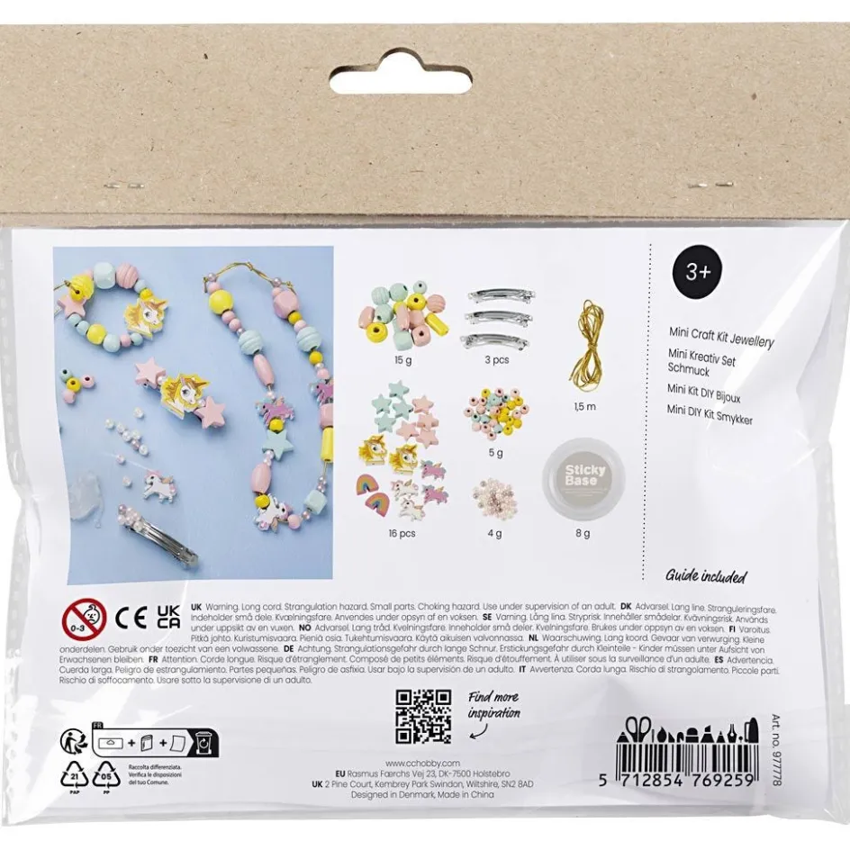 Creativ Company Mini Craft Kit Jewellery| Beads|Diy-Kits, Beads And Jewellery Making