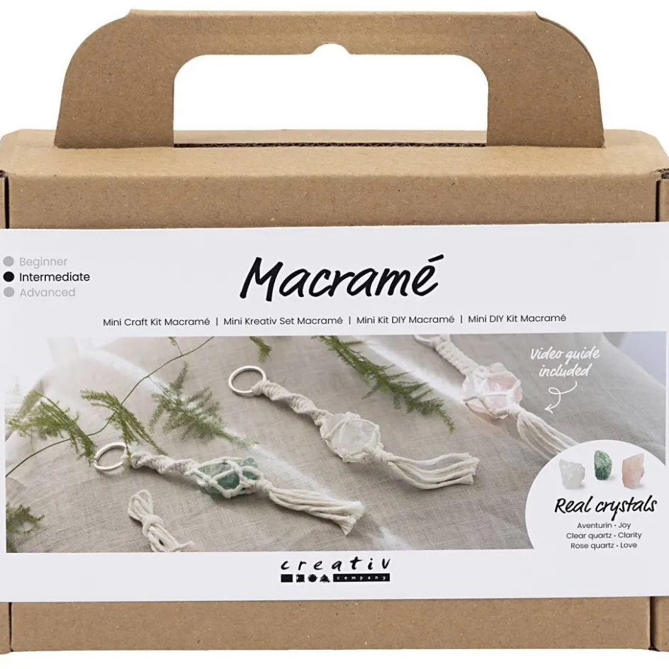 Creativ Company Mini Craft Kit Macramé| Macramé|Diy-Kits, Textiles And Yarn