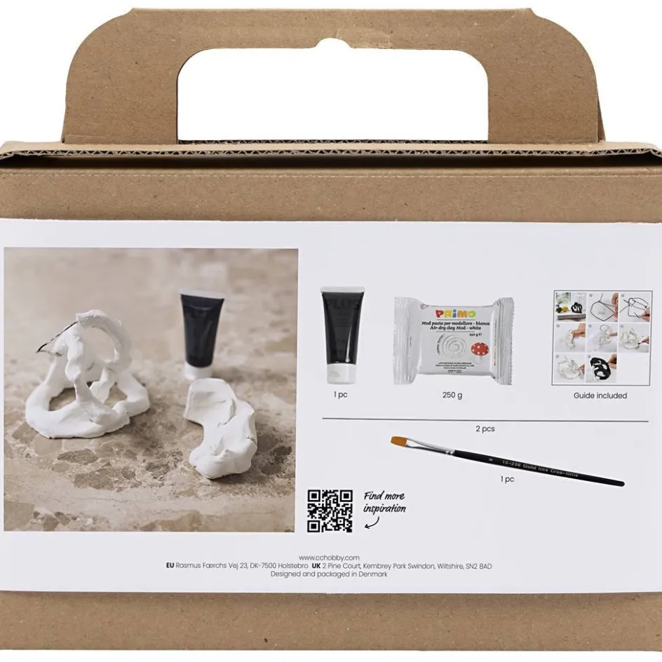 Creativ Company Mini Craft Kit Modelling| Air Drying Clay And Modelling Compounds|Diy-Kits, Modelling And Casting