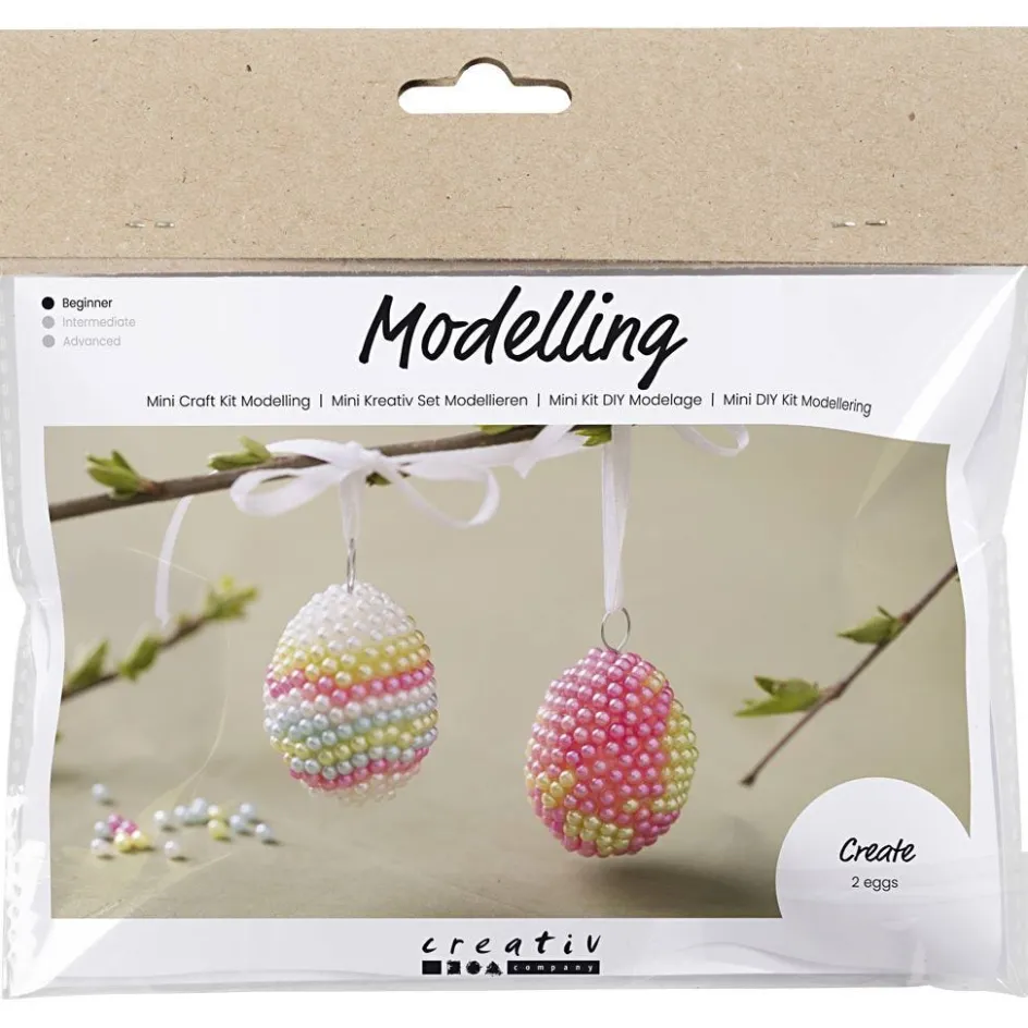 Creativ Company Mini Craft Kit Modelling| Air Drying Clay And Modelling Compounds|Diy-Kits, Modelling And Casting