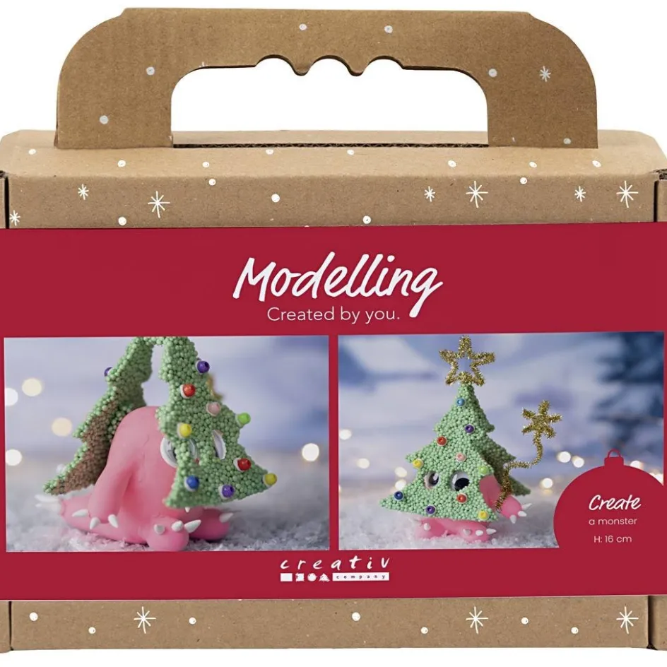 Creativ Company Mini Craft Kit Modelling| Air Drying Clay And Modelling Compounds|Diy-Kits, Modelling And Casting
