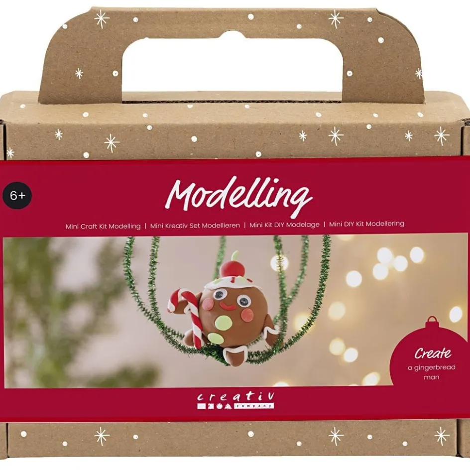 Creativ Company Mini Craft Kit Modelling| Air Drying Clay And Modelling Compounds|Diy-Kits, Modelling And Casting