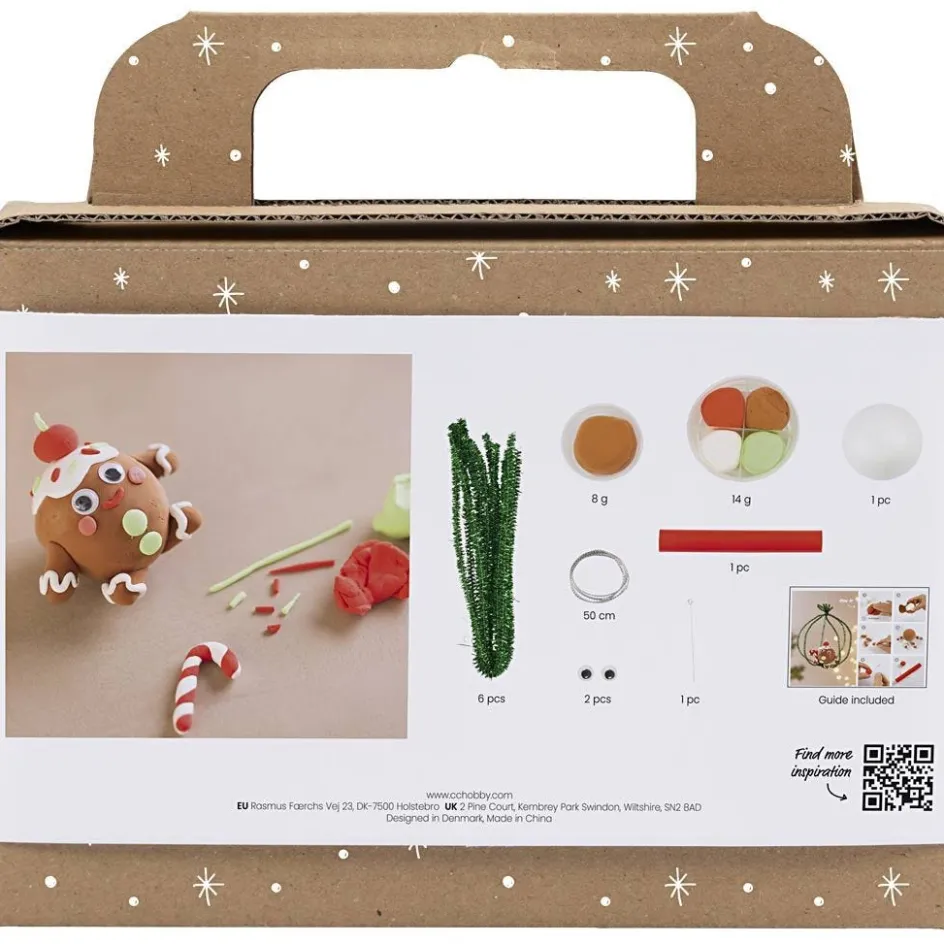 Creativ Company Mini Craft Kit Modelling| Air Drying Clay And Modelling Compounds|Diy-Kits, Modelling And Casting