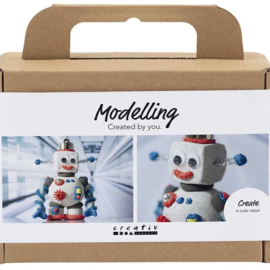 Creativ Company Mini Craft Kit Modelling| Air Drying Clay And Modelling Compounds|Diy-Kits, Modelling And Casting