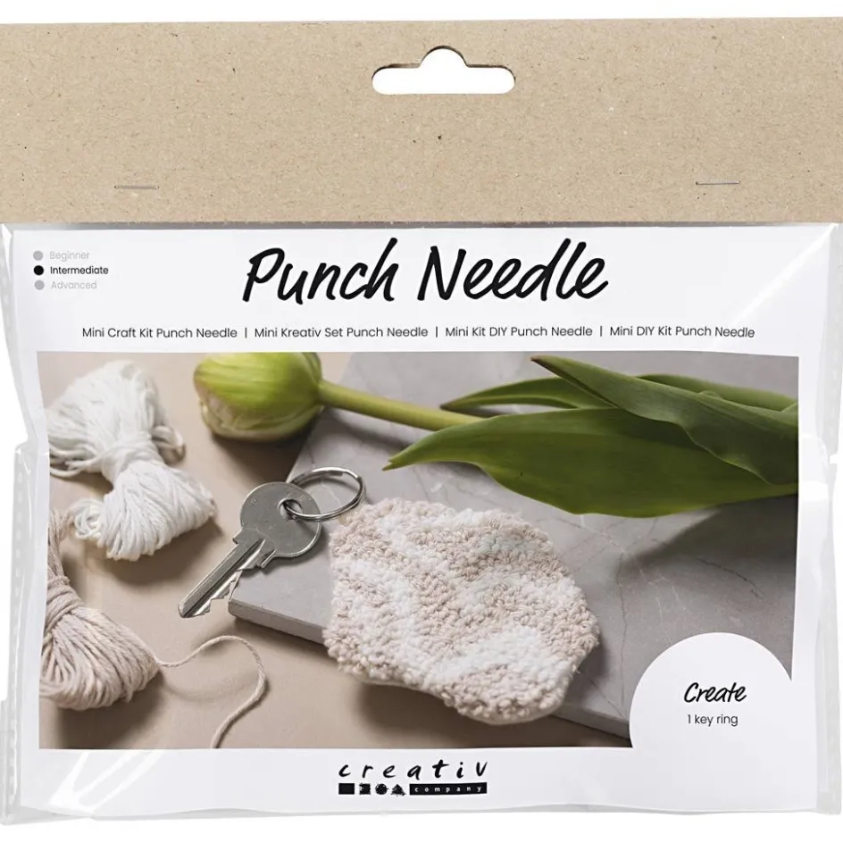 Creativ Company Mini Craft Kit Punch Needle| Embroidery And Needle Punch|Diy-Kits, Textiles And Yarn