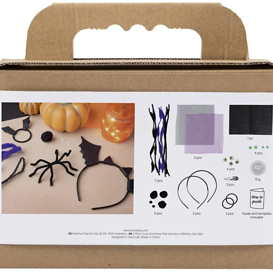 Creativ Company Mini Craft Kit Spooky Dress-Up| Beads|Diy-Kits, Beads And Jewellery Making