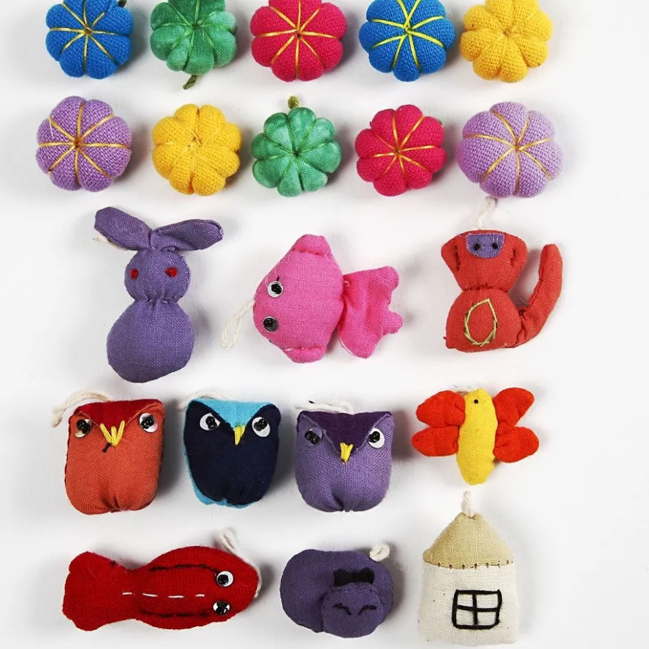 Creativ Company Mini Fabric Animals| Small Decorations