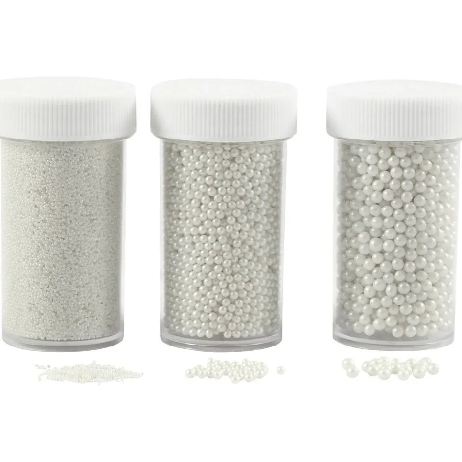 Creativ Company Mini Glass Beads| Glitter, Foil And Seals