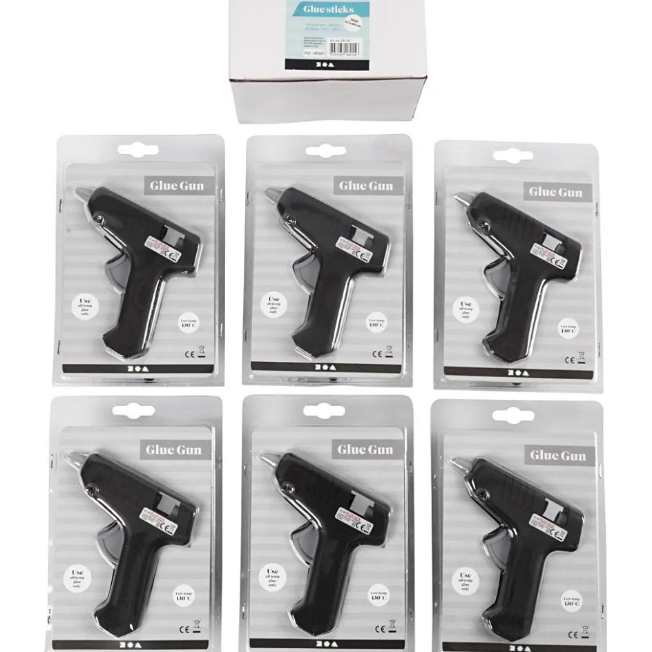 Creativ Company Mini Glue Guns with Glue| Basic Items And Tools|Glue, Lacquer And Wax