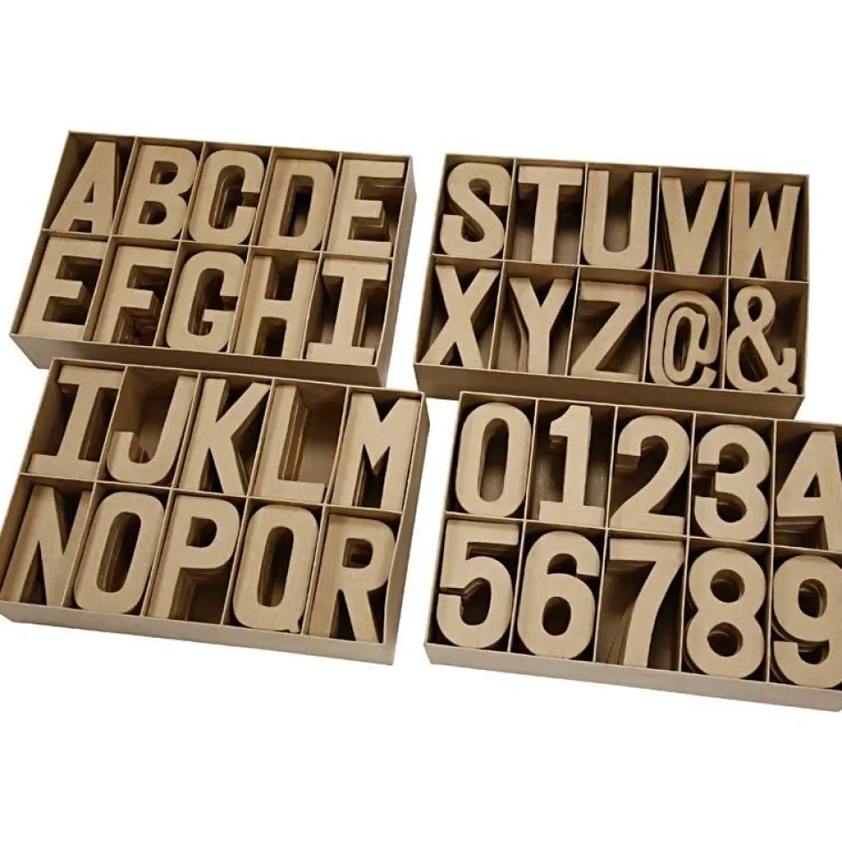 Creativ Company Papier-mâché letters| Letters, Numbers And Words