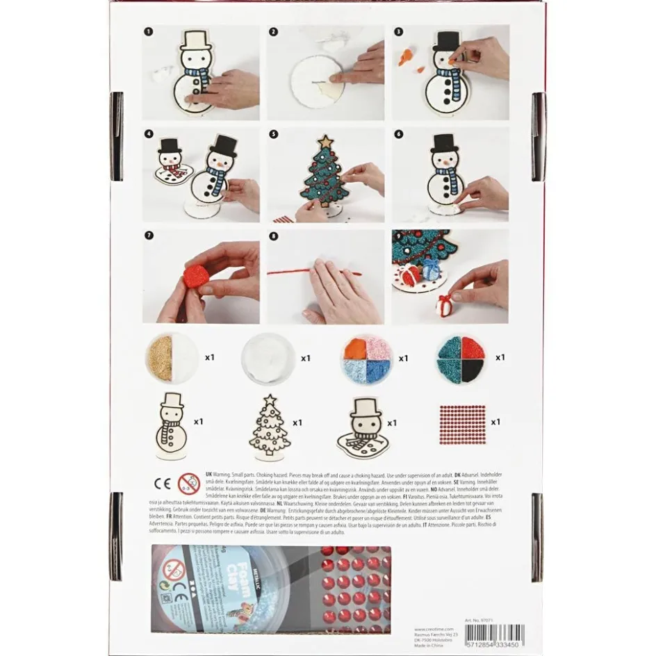 Foam Clay Polar| Figures, Eggs And Animals For Decorating|Diy-Kits, Items For Decoration