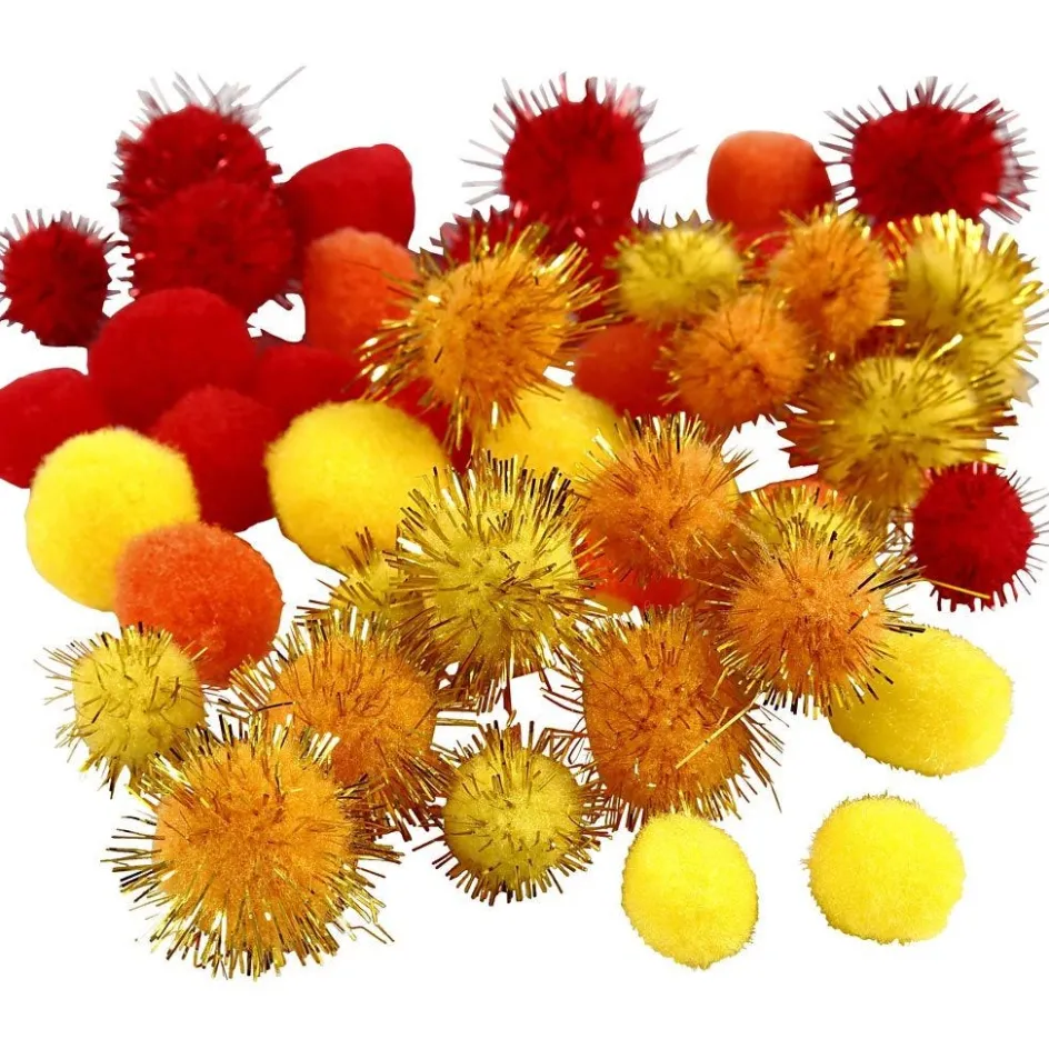 Creativ Company Pom poms| Feathers, Pom-Poms And Pipe Cleaners