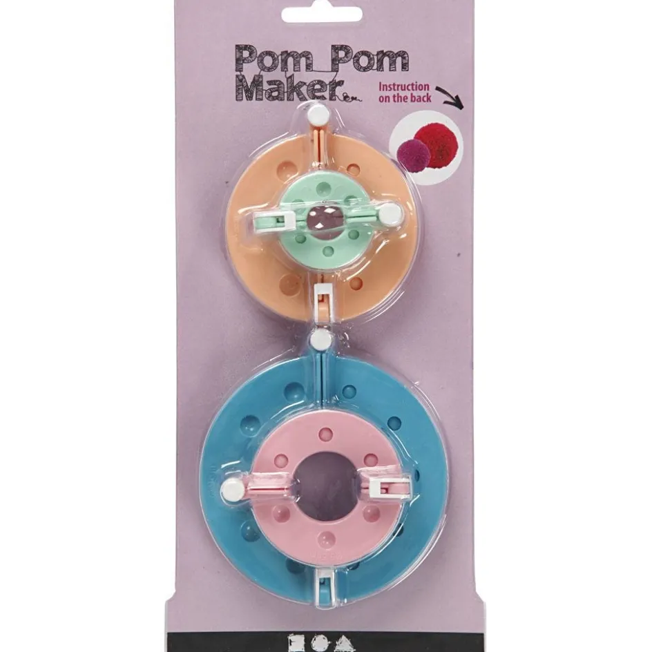 Creativ Company Pom-Pom Makers| Weaving, Rug Making And Pom Poms