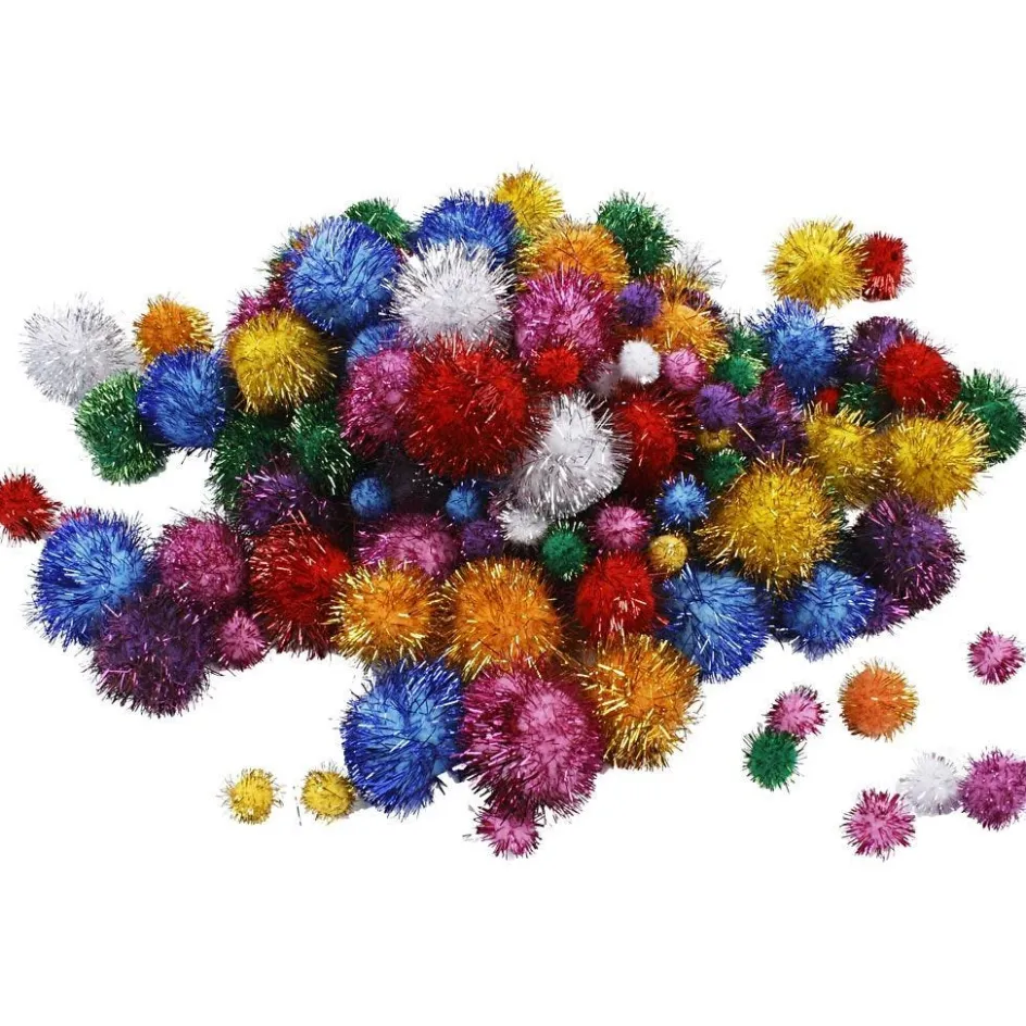 Creativ Company Pompoms| Feathers, Pom-Poms And Pipe Cleaners