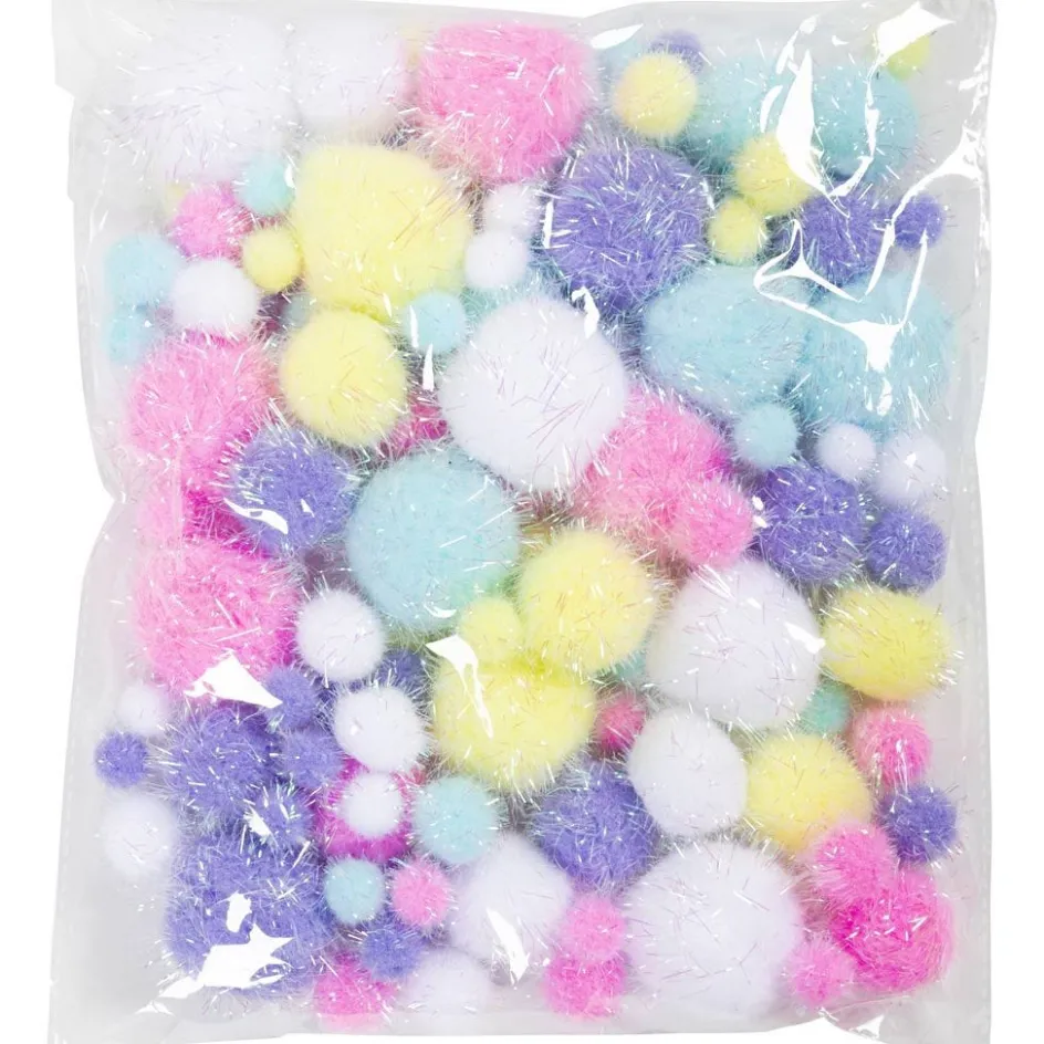 Creativ Company Pompoms| Feathers, Pom-Poms And Pipe Cleaners