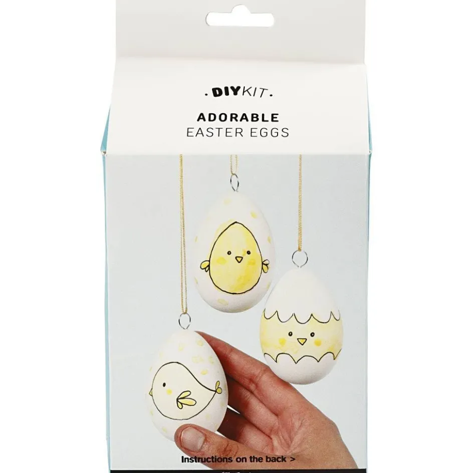 Creativ Company Pretty Easter Eggs| Figures, Eggs And Animals For Decorating|Diy-Kits, Items For Decoration