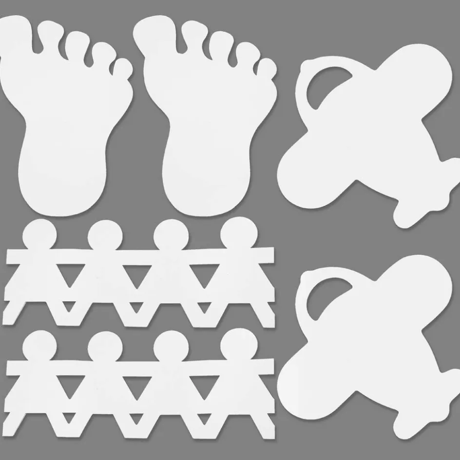 Creativ Company Punched-Out Figures| Paper Decorations And Paper Figures