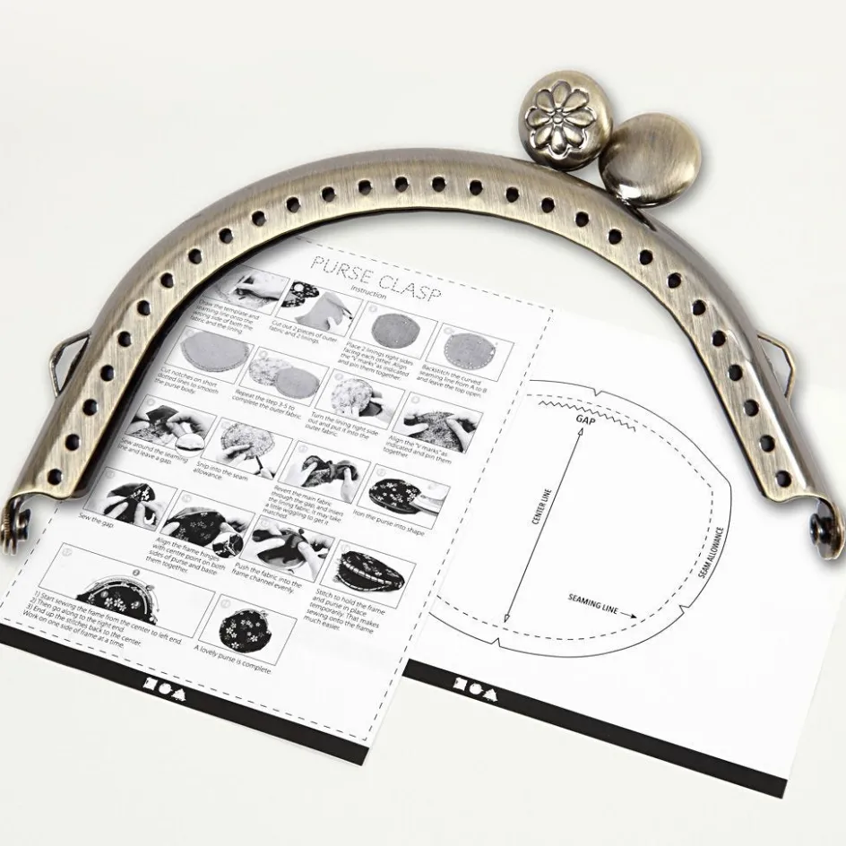 Creativ Company Purse Clasp Kit| Sewing Accessories And Tools