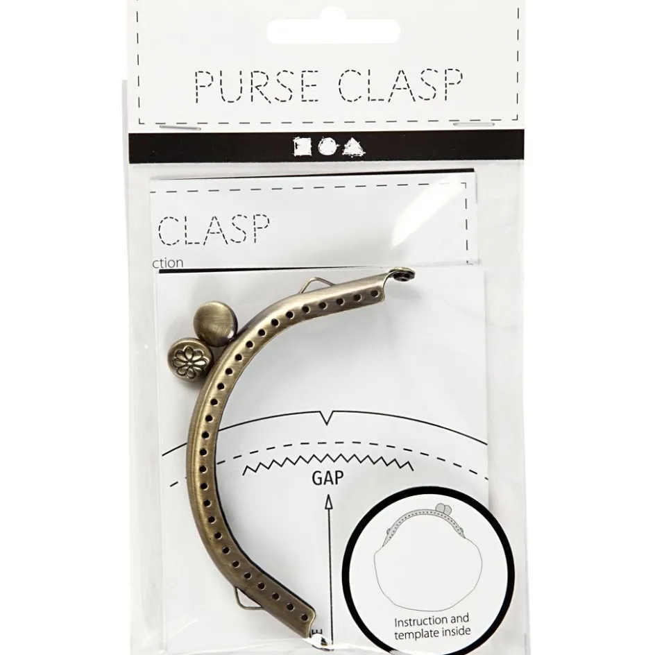 Creativ Company Purse Clasp Kit| Sewing Accessories And Tools