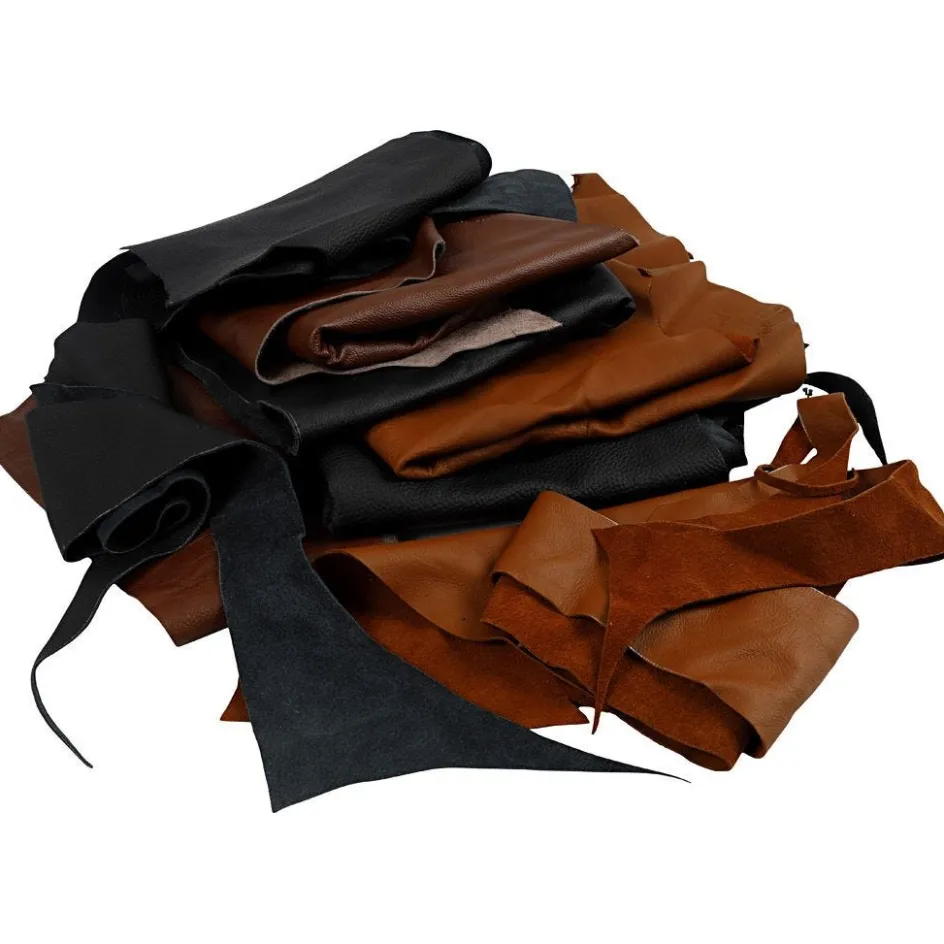 Creativ Company Real Leather| Patches Of Fabric And Leather