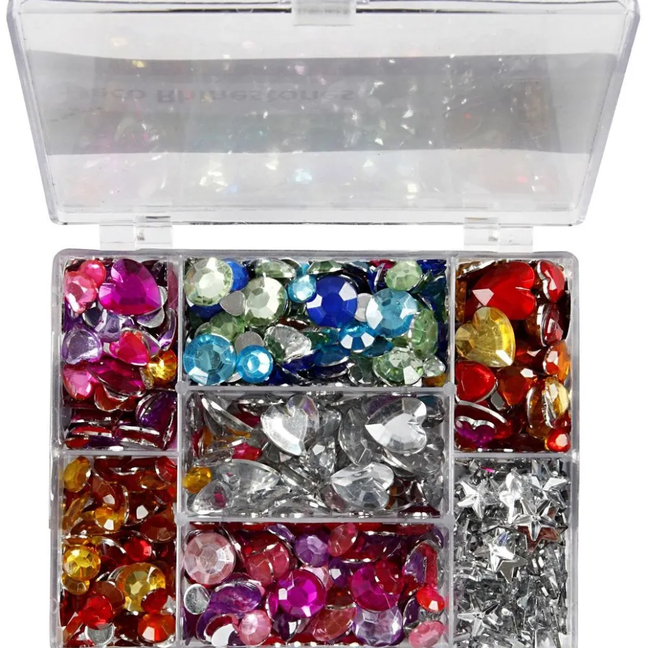 Creativ Company Rhinestones in Display Box| Glitter, Foil And Seals