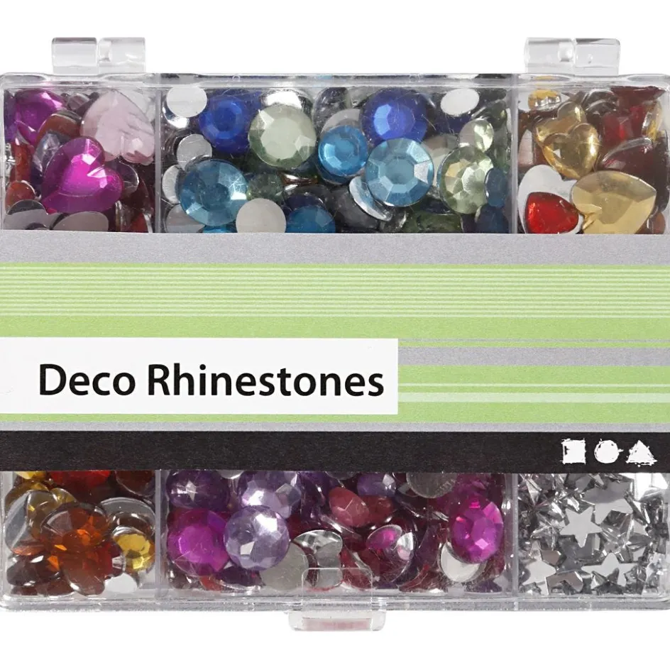 Creativ Company Rhinestones in Display Box| Glitter, Foil And Seals