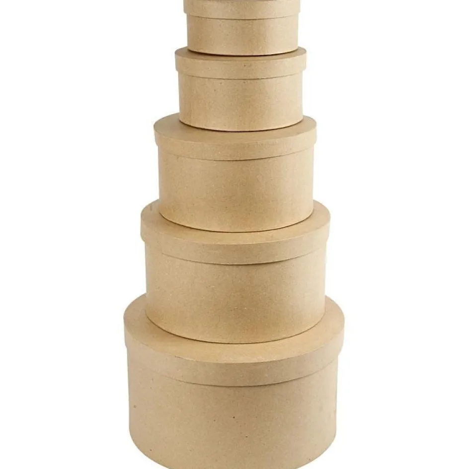 Creativ Company Round Hat Boxes| Boxes And Storage