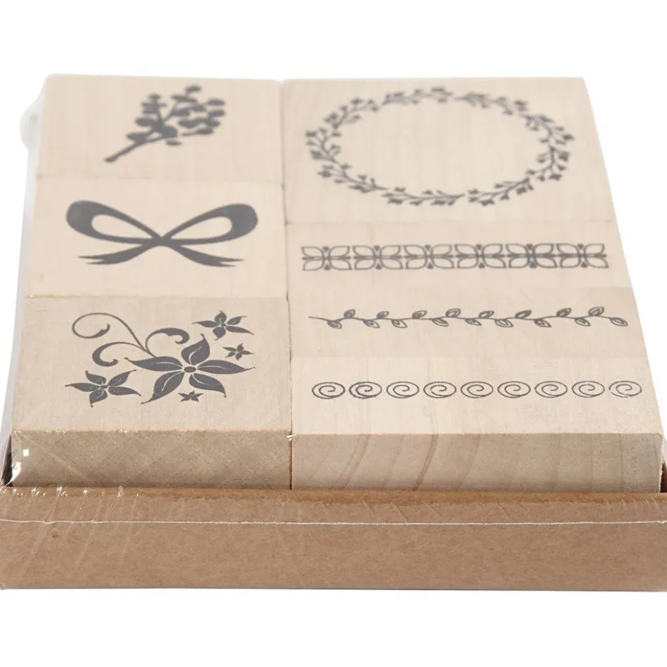 Creativ Company Rubber stamps set| Stencils And Stamps