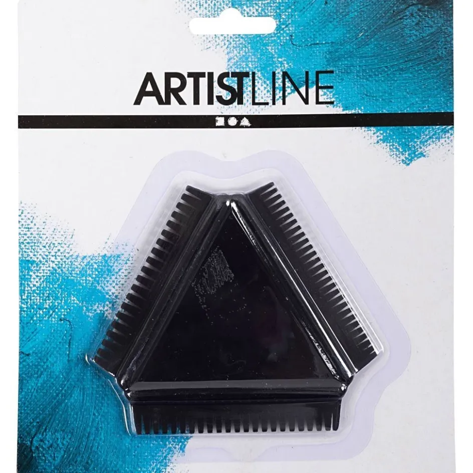Creativ Company Rubber Texture Combs| Brushes, Spatulas And Pallets