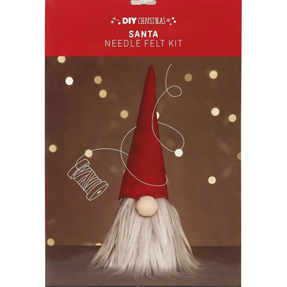 Creativ Company Scandinavian Santa gnome| Felt And Fleece|Diy-Kits, Textiles And Yarn