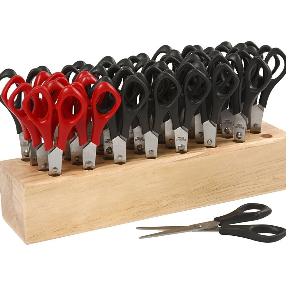 Creativ Company School Scissors with Rack| Basic Items And Tools|Scissors