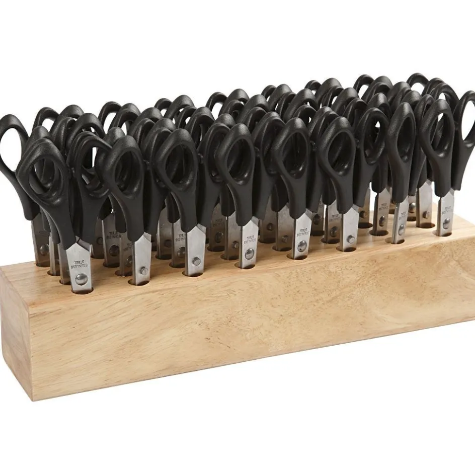 Creativ Company School Scissors with Rack| Basic Items And Tools|Scissors