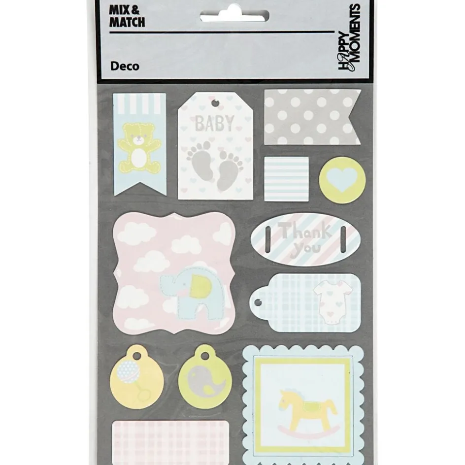 Creativ Company Self-adhesive Tags| Stickers And Vintage Die-Cuts