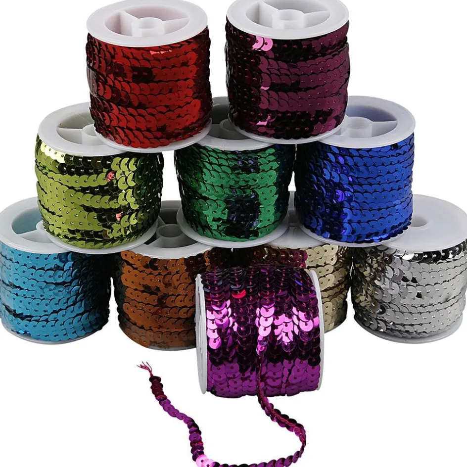 Creativ Company Sequined Ribbon| Basic Items And Tools|Glitter, Foil And Seals